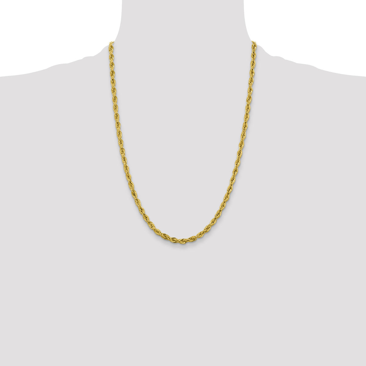 10k 4.25mm Semi-Solid Rope Chain-10BC168-24