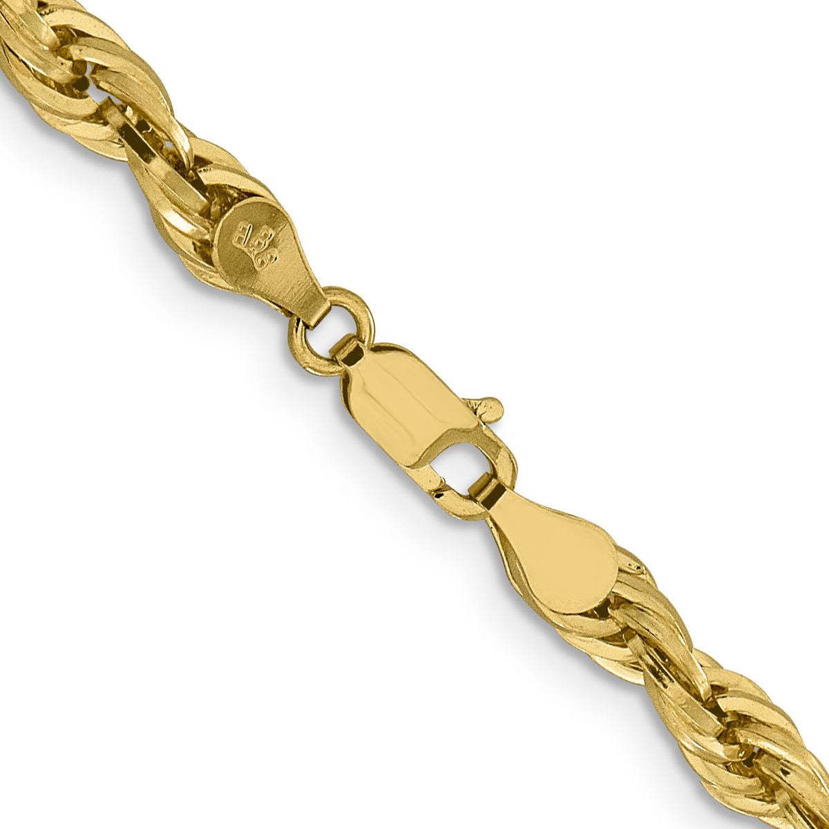 10k 4.75mm Semi-Solid Rope Chain-10BC169-20