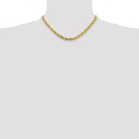 10k 4.75mm Semi-Solid Rope Chain-10BC169-16