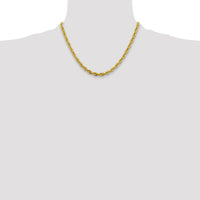 10k 4.75mm Semi-Solid Rope Chain-10BC169-18