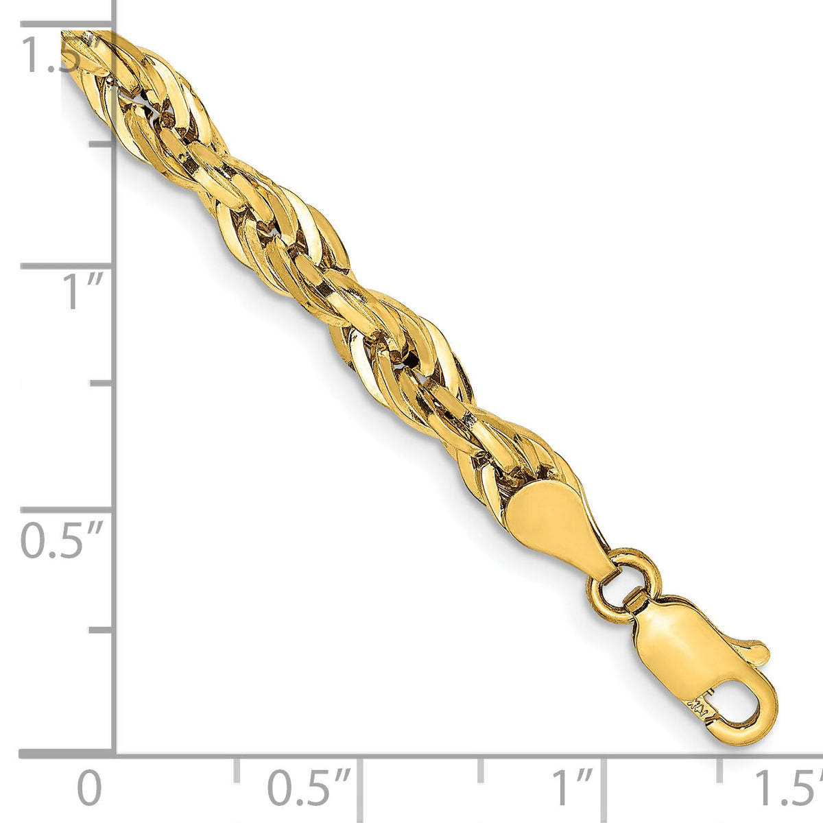 10k 4.75mm Semi-Solid Rope Chain-10BC169-9