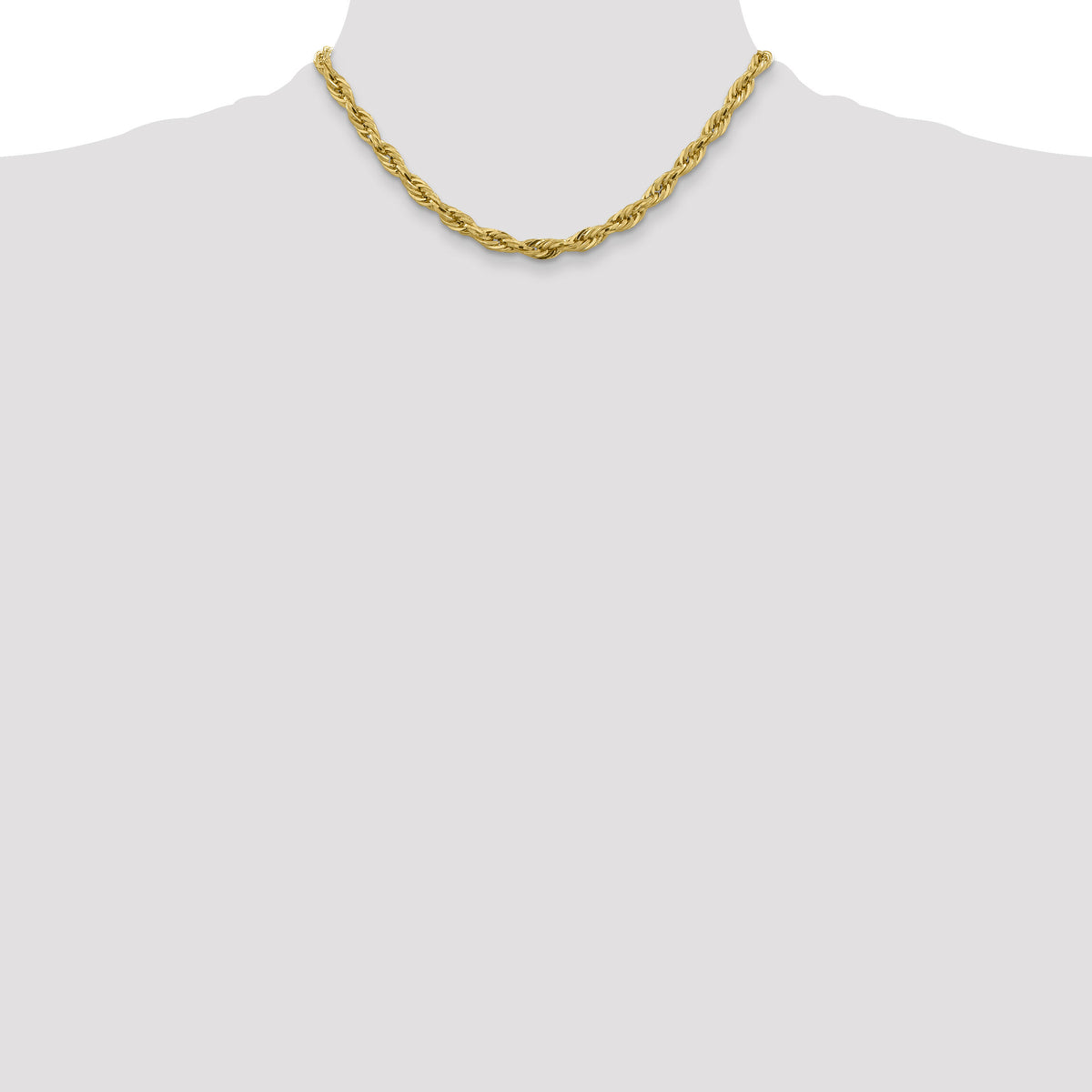 10k 5.4mm Semi-Solid Rope Chain-10BC170-16