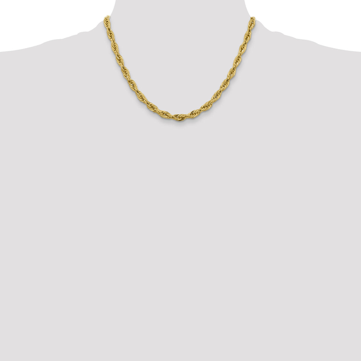 10k 5.4mm Semi-Solid Rope Chain-10BC170-18