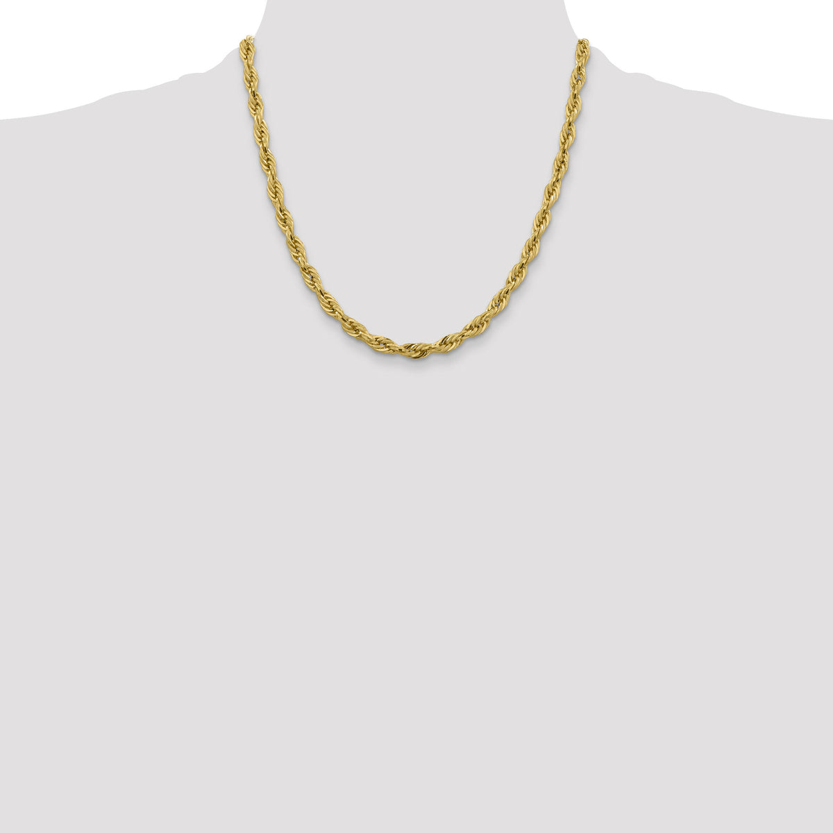 10k 5.4mm Semi-Solid Rope Chain-10BC170-20