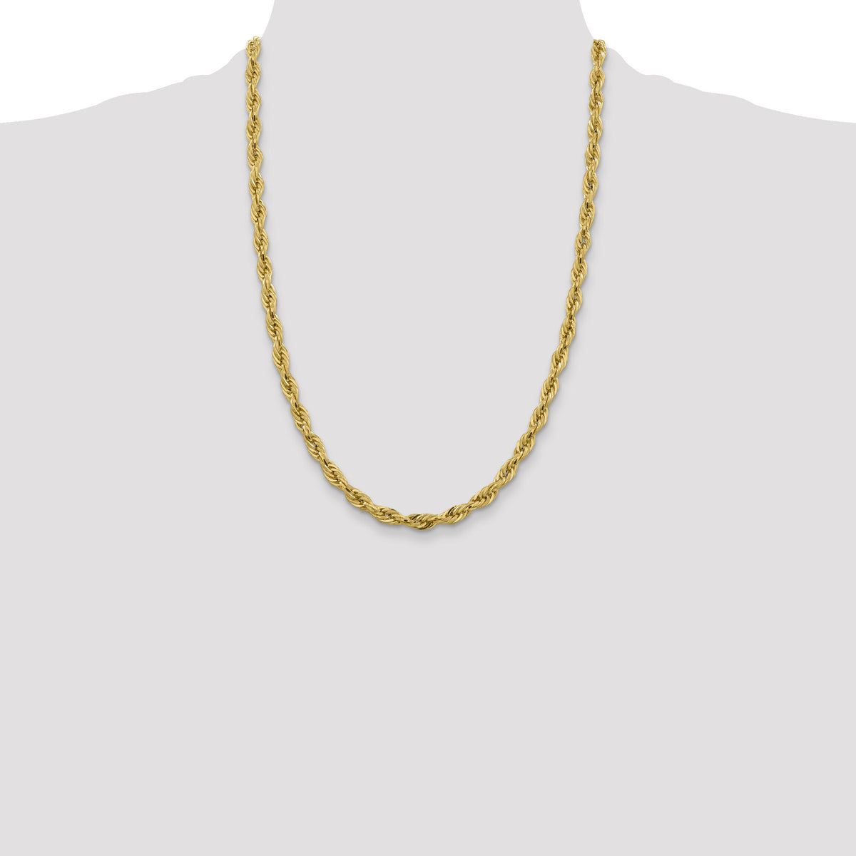 10k 5.4mm Semi-Solid Rope Chain-10BC170-24