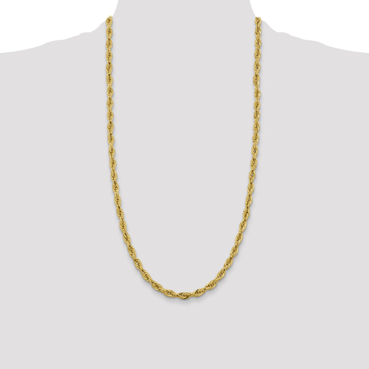 10k 5.4mm Semi-Solid Rope Chain-10BC170-28