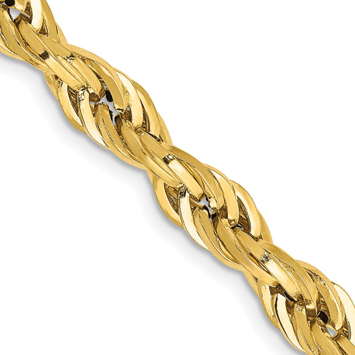 10k 5.4mm Semi-Solid Rope Chain-10BC170-16