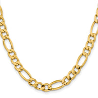 10K 8.5mm Semi-Solid Figaro Chain-10BC190-24