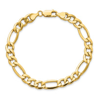 10K 8.5mm Semi-Solid Figaro Chain-10BC190-7