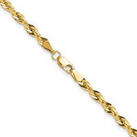 10k 3.5mm Semi-Solid Rope Chain-10BC203-28
