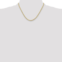 10k 3.5mm Semi-Solid Rope Chain-10BC203-18