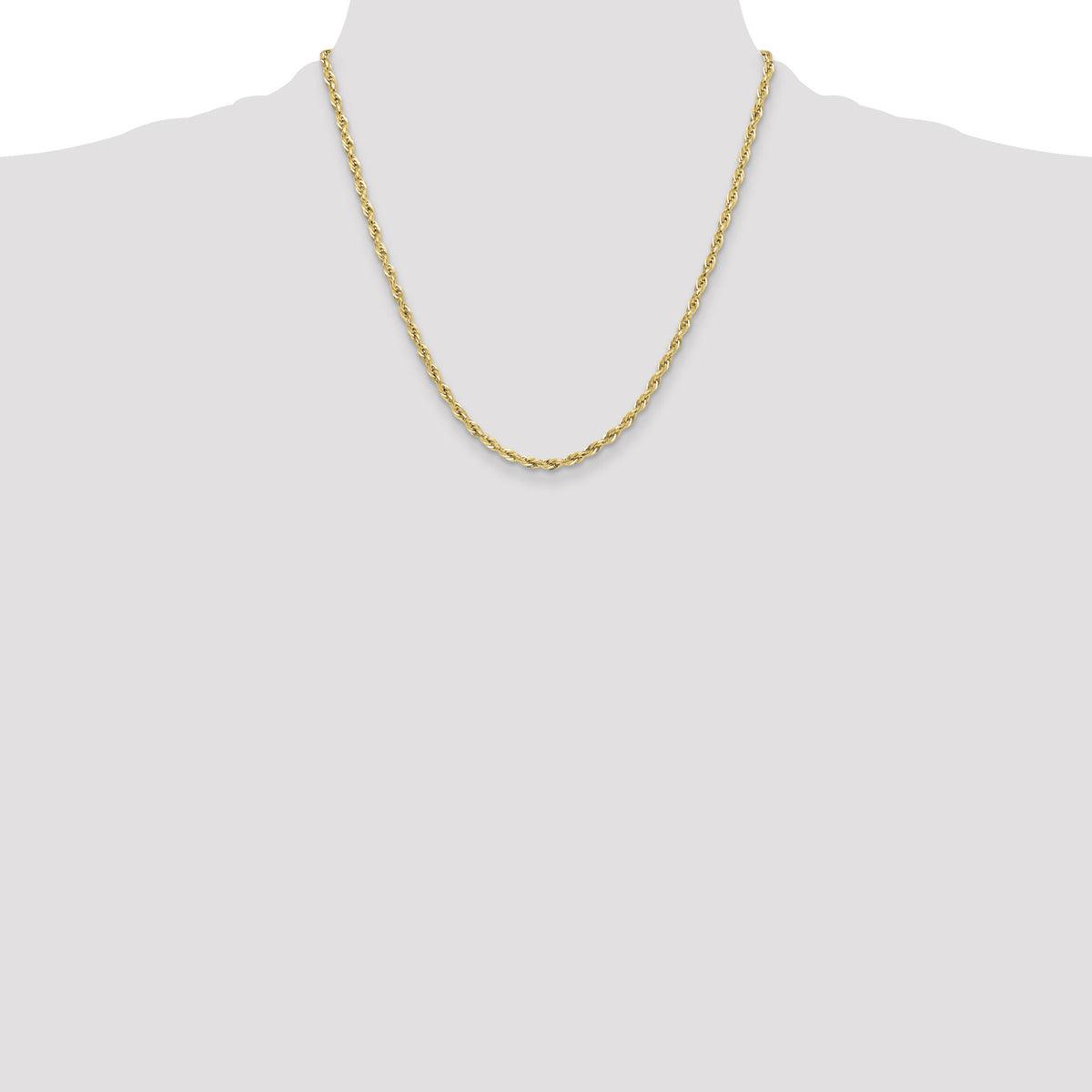 10k 3.5mm Semi-Solid Rope Chain-10BC203-20