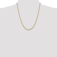 10k 3.5mm Semi-Solid Rope Chain-10BC203-22