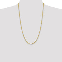 10k 3.5mm Semi-Solid Rope Chain-10BC203-26