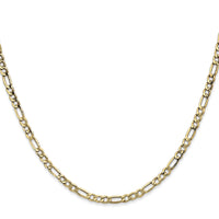 10k 3.5mm Semi-Solid Figaro Chain-10BC93-22