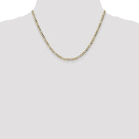 10k 3.5mm Semi-Solid Figaro Chain-10BC93-18