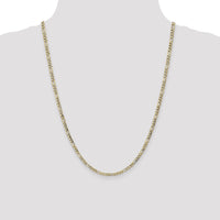 10k 3.5mm Semi-Solid Figaro Chain-10BC93-24