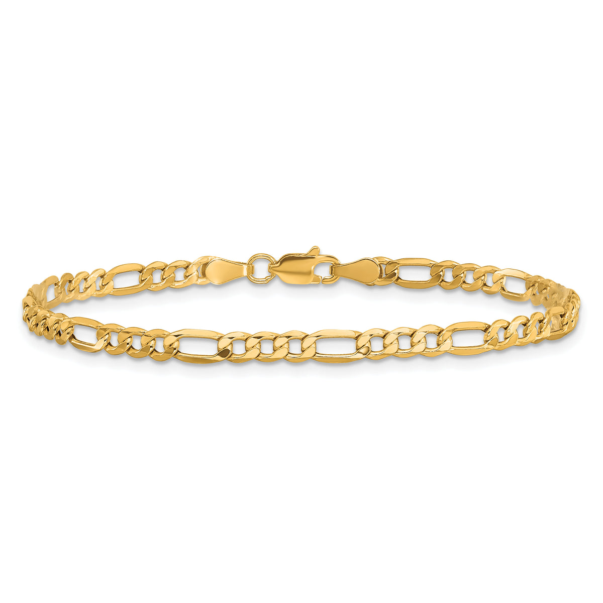 10k 3.5mm Semi-Solid Figaro Chain-10BC93-9