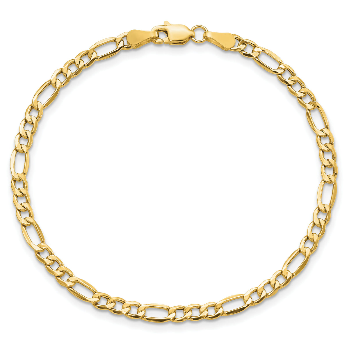 10k 3.5mm Semi-Solid Figaro Chain-10BC93-9
