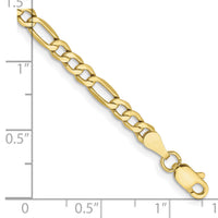 10k 3.5mm Semi-Solid Figaro Chain-10BC93-9