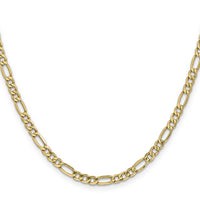 10k 4.2mm Semi-Solid Figaro Chain-10BC94-16