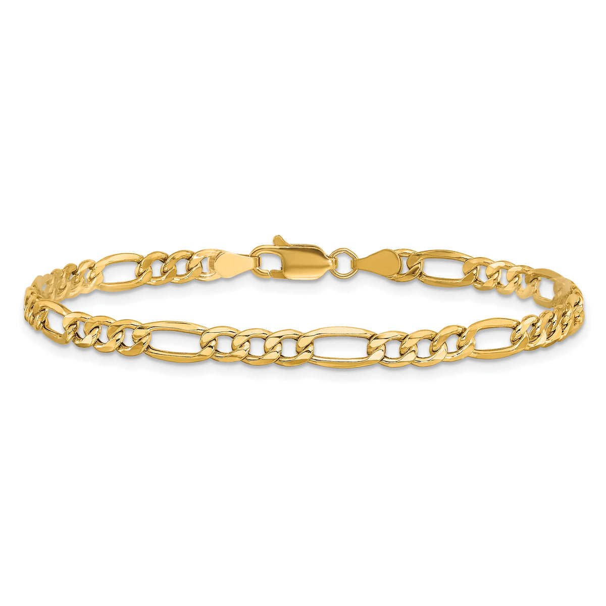 10k 4.2mm Semi-Solid Figaro Chain-10BC94-9