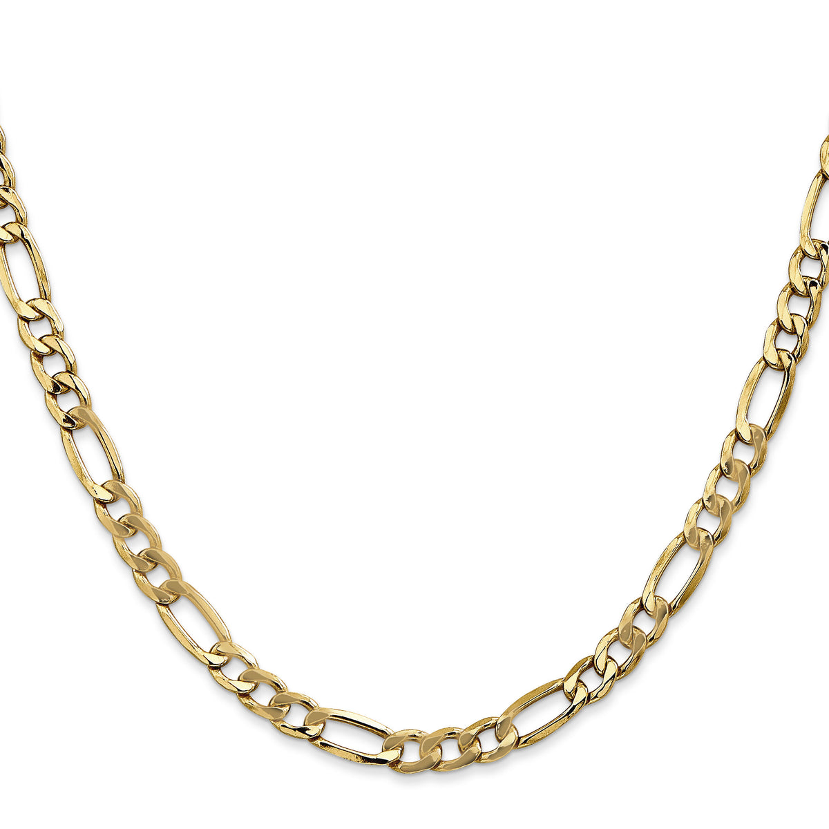 10k 5.35mm Semi-Solid Figaro Chain-10BC95-20
