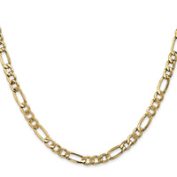 10k 5.35mm Semi-Solid Figaro Chain-10BC95-20
