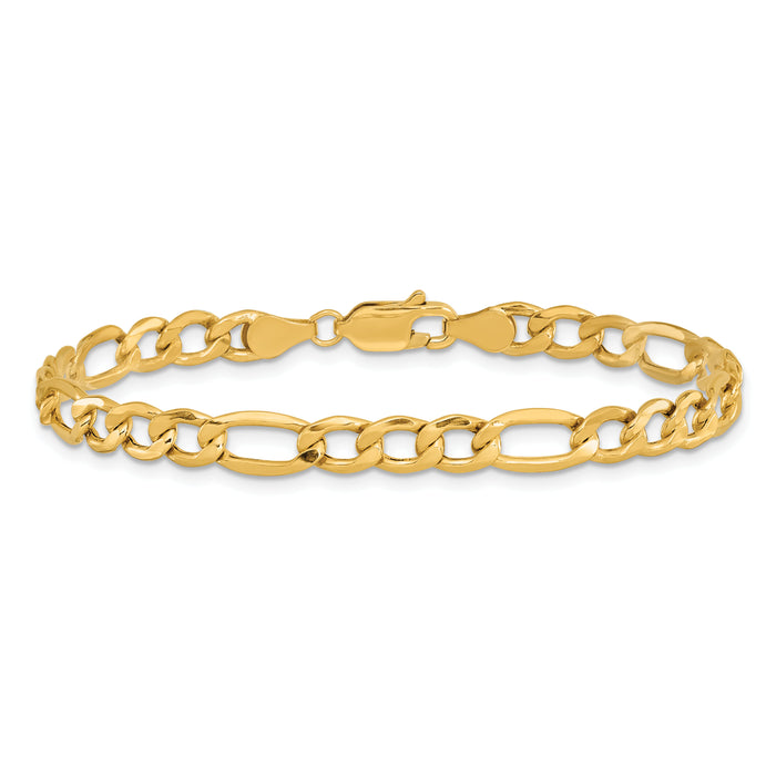 10k 5.35mm Semi-Solid Figaro Chain-10BC95-9