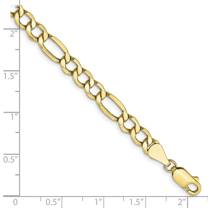 10k 5.35mm Semi-Solid Figaro Chain-10BC95-7