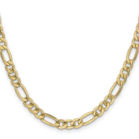 10k 6.25mm Semi-Solid Figaro Chain-10BC96-26