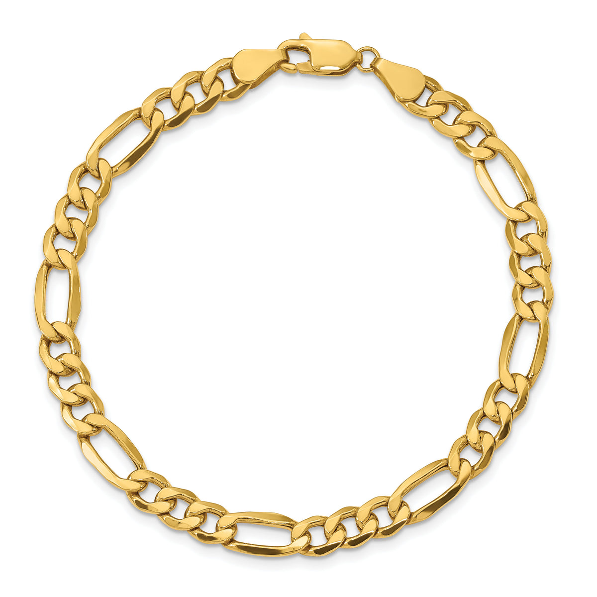 10k 6.25mm Semi-Solid Figaro Chain-10BC96-9