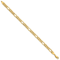 10k 6.25mm Semi-Solid Figaro Chain-10BC96-8