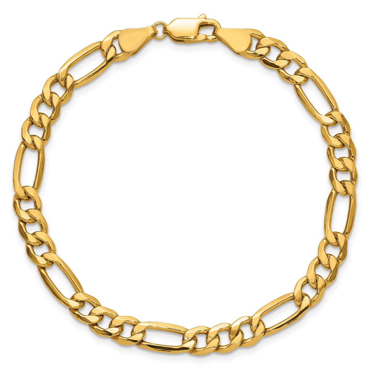 10k 6.25mm Semi-Solid Figaro Chain-10BC96-7