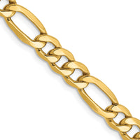 10k 6.25mm Semi-Solid Figaro Chain-10BC96-20