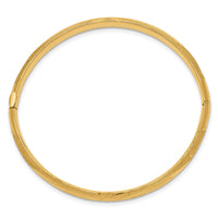10k Florentine Hinged Baby Bangle-10BF3/16