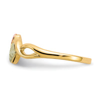 10k Tri-color Black Hills Gold Ring-10BH628
