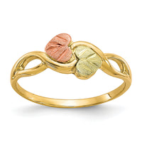 10k Tri-color Black Hills Gold Ring-10BH628