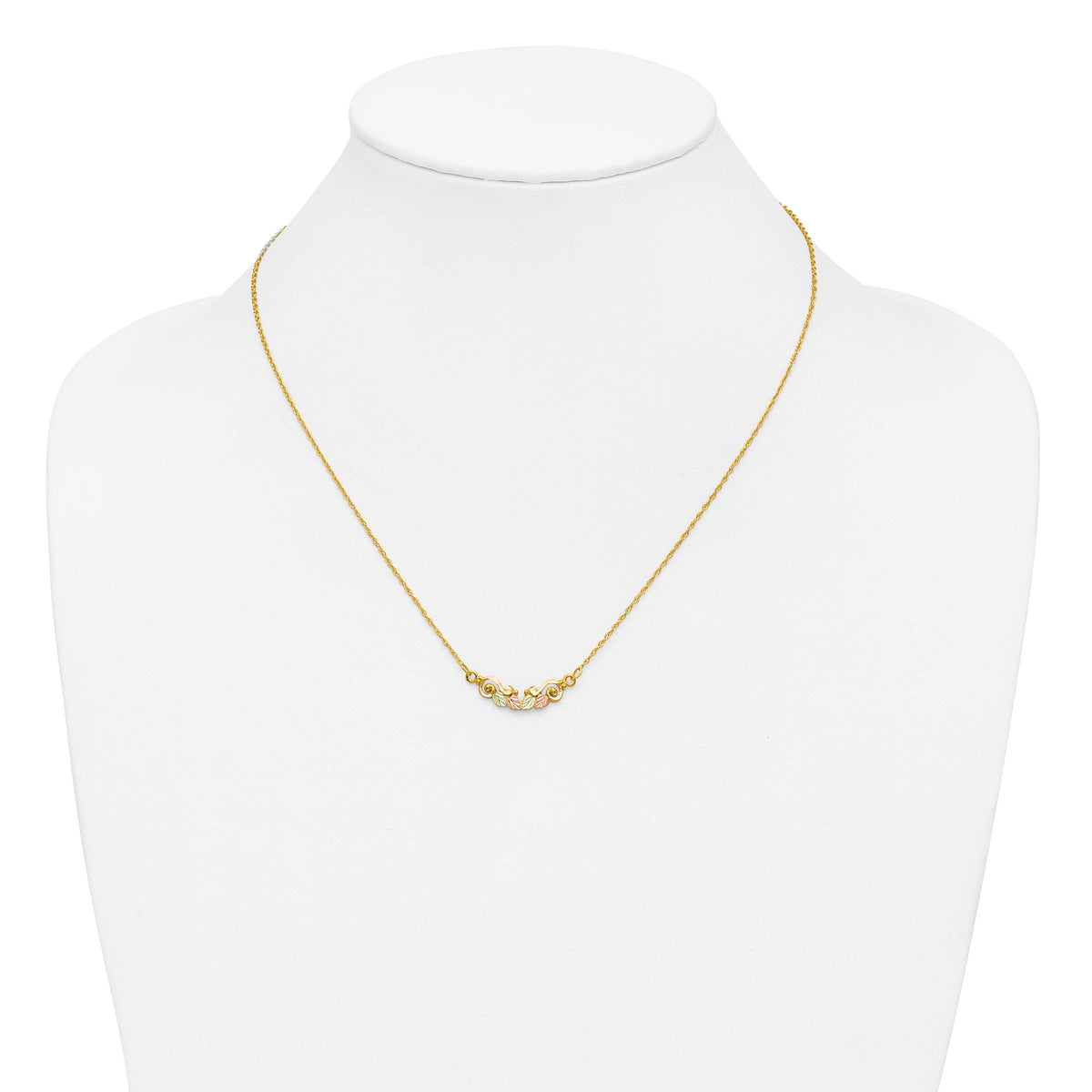 10k Tri-color Black Hills Gold Necklace-10BH631-19