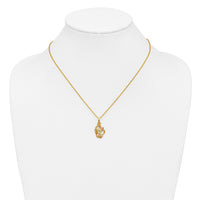 10k Tri-color Black Hills Gold Necklace-10BH656-18