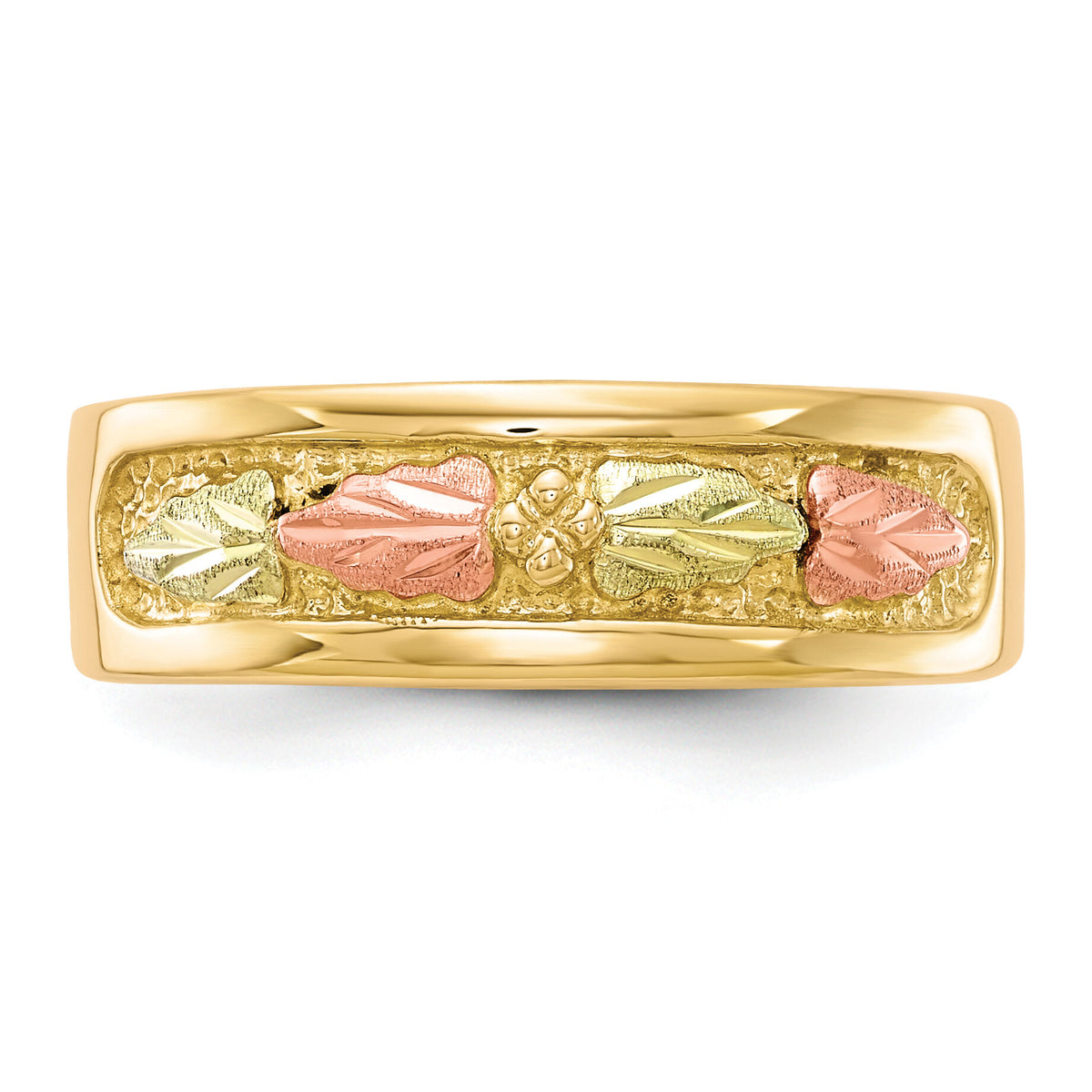 10k Tri-color Black Hills Gold Ring-10BH660
