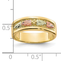 10k Tri-color Black Hills Gold Ring-10BH660