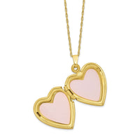 10K w/12k Accents and 14k Gold-filled Chain Black Hills Locket-10BH673-18