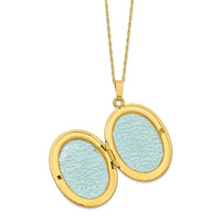 10K w/ 12k Accents and 14k Gold-filled Chain Black Hills Locket-10BH677-18