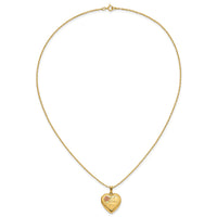 10k w/ 12k Accents and 14k Gold-filled Chain Black Hills Locket-10BH680-18