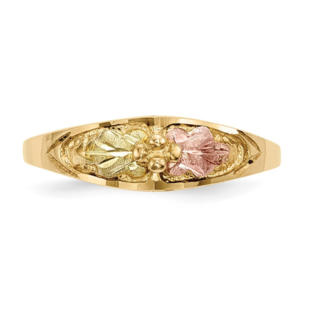 10k Tri-Color Black Hills Gold Ring-10BH687