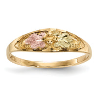 10k Tri-Color Black Hills Gold Ring-10BH687