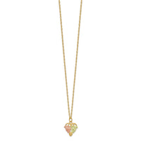 10k Tri-Color Black Hills Gold Necklace-10BH695-18