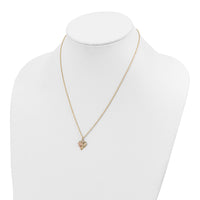 10k Tri-Color Black Hills Gold Necklace-10BH695-18