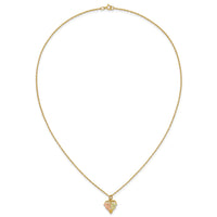 10k Tri-Color Black Hills Gold Necklace-10BH695-18